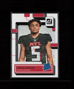 2022 Donruss #307 Drake London Tela Rc Rookie Atlanta Falcons - Foto 1 di 2