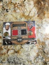 2006-07 upper deck artifacts hockey tundra tandems dual jersey turmoil rutuu Nik