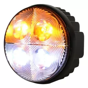 x2 LED FRONT INDICATOR PARK DRL LAMP CLEAR AMBER for ARB TJM BULLBAR 12V IP67 - Picture 1 of 5