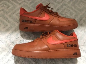 Men's Nike Air Force 1 Low x Gore-Tex Orange Size 14 CK2630-800 Orange/Blk - Picture 1 of 7