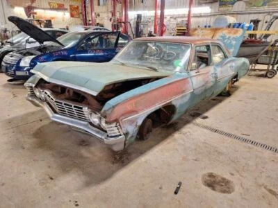 Passenger Right Front Window Regulator Manual 4 Door Fits 1967 BEL AIR 1098818 - Image 1 of 4