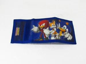 Cartera de tela suave para niños Sonic The Hedgehog Team triple triple - Imagen 1 de 5