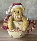 Cherished Teddies 1997 Weihnachten ""Tasse voller Freude"" #269832 Bär in Tasse Hillman