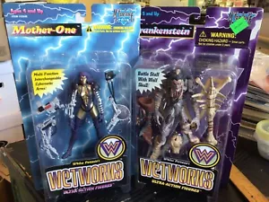 MCFARLANE GIOCATTOLI FRANKENSTEIN + ACTION FIGURE MADRE-ONE 1995 NOC WETWORKS - Foto 1 di 7