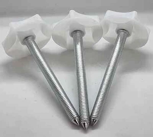 M8 HEADBOARD BOLTS SCREWS WITH FIXED WASHERS FIXINGS FOR DIVAN BED 50mm - 90mm - Picture 1 of 4