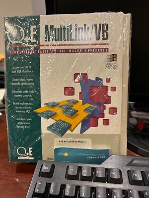 Open Q+E MultiLink VB for Windows with License. Vintage. disks and docs. - Image 1 of 4