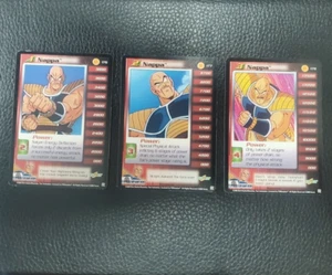 Limited Nappa Lv 1-3 Starter Main Personality Set Dbz Ccg Score Saiyan Saga - Picture 1 of 8