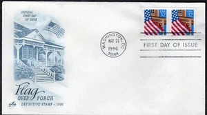 US Scott #2915A "Flag Over Porch" ArtCraft Cachet FDC - Picture 1 of 1