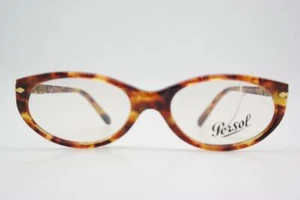 Vintage Persol RATTI 317 Brown Gold Oval Eyeglasses Frame - Picture 1 of 6