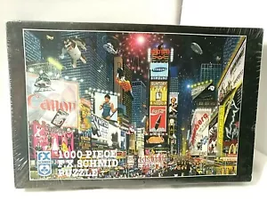 NYC Iconic Billboards TIMES SQUARE PARADE Puzzle Alexander Chen SEALED 1000 Pc - Picture 1 of 9