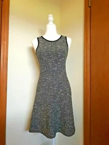 J.Crew Black and Grey A-Line Sleeveless Dress Size 0 - Picture 1 of 6