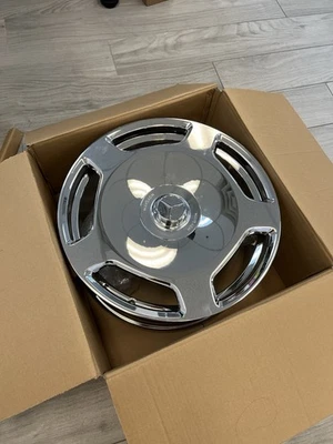 20" S680 MAYBACH STYLE L RIMS WHEELS FITS MERCEDES BENZ W221 W222 S CLASS - Image 1 of 2