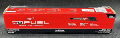 MILWAUKEE 2568-20 M12 FUEL 1/4" EXTENDED REACH HIGH SPEED RATCHET (MVP034415) - Image 1 of 3