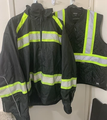 ML Kishigo Men's 5X Premium B300 Enhanced Visibility Jacket / Tough Duck Vest - Image 1 of 4