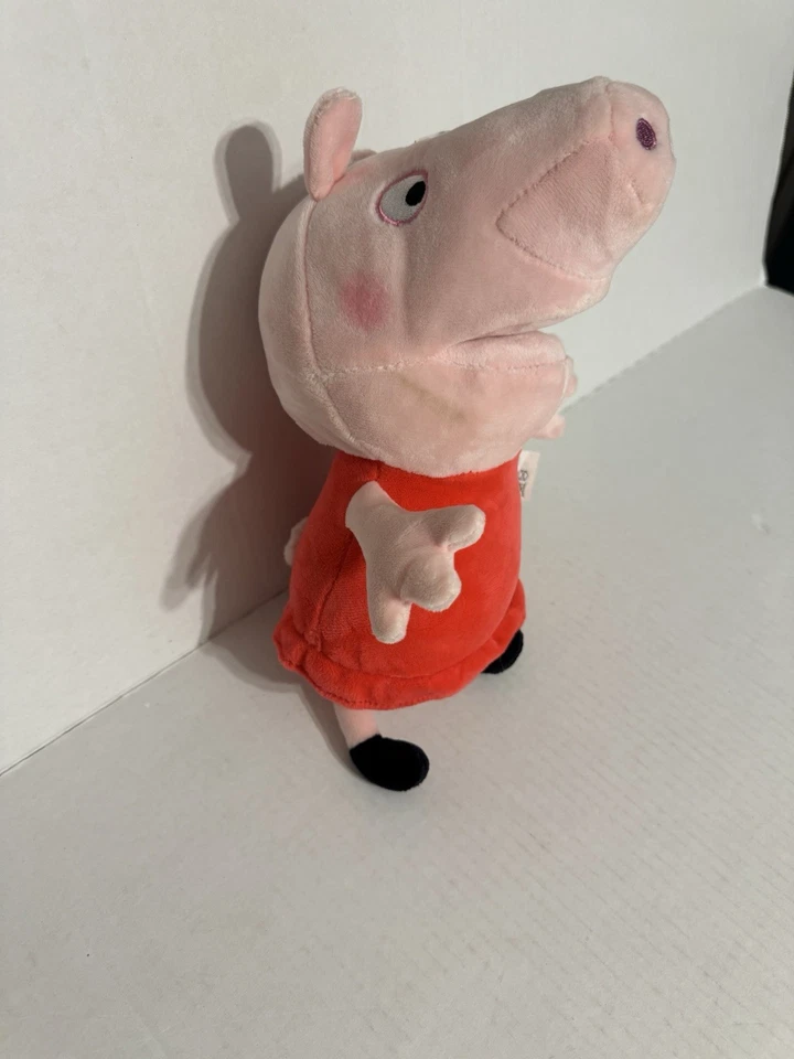 With Tags Hasbro Peppa Pig Plush Hand Puppet - 12”