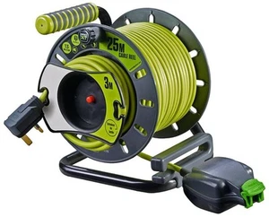 MASTERPLUG - Bobine Mains PRO-XT à ouverture inversée, 25m + 3m, IP54 - Afbeelding 1 van 1