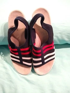 Easy Spirit, Sling Back Sandals. Red, White, And Blue. Size 9 1/2 Medium. - Picture 1 of 4