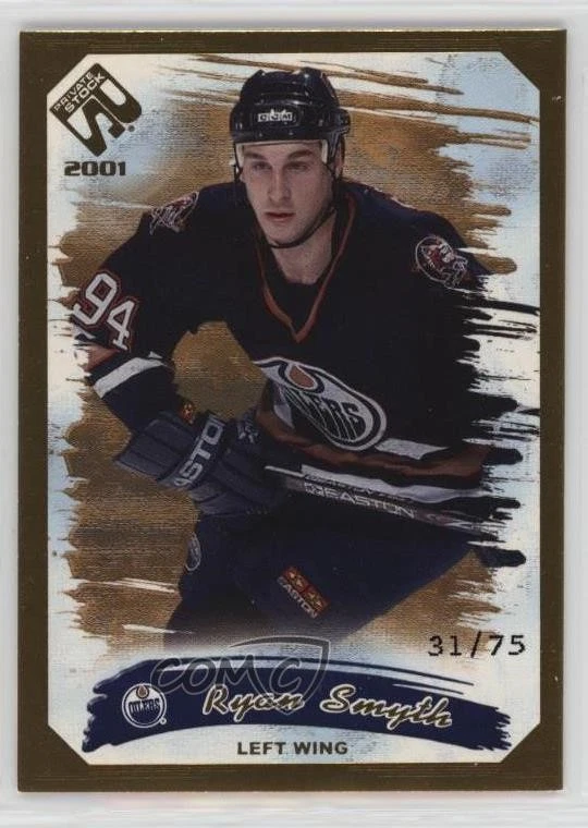 2000-01 Pacific Private Stock Gold /75 Ryan Smyth #40 - Image 1 of 2