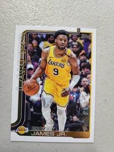 Baloncesto Topps #152 Bronny James Jr 2025-26 casi nuevo envío gratuito - Imagen 1 de 2