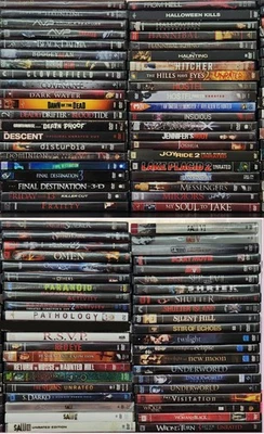 83 Horror DVD Lot Movies Final Destination Paranormal Activity SAW Halloween +++ - Image 1 of 4