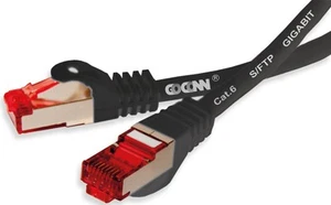 10x GoConn Patchkabel Cat6 25cm schwarz Rastnasenschutz S/FTP PiMF 250MHz 2xgesc - Bild 1 von 2