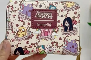 Loungefly Co Branded Wallet  Cute Cartoon Anime Card  Wallet - Picture 1 of 3