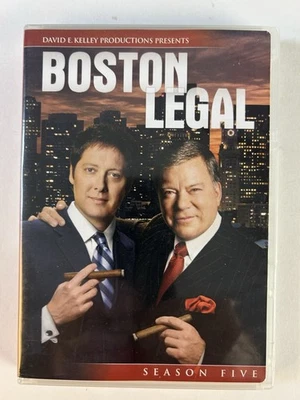 Boston Legal Fifth Season Five DVD Set James Spader William Shatner Widescreen - Image 1 of 4