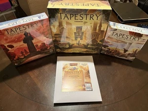 Wandteppich Brettspiel - Kunst Architektur, Pläne & Tricks, Fantasien & Zukunft NEU - Bild 1 von 2