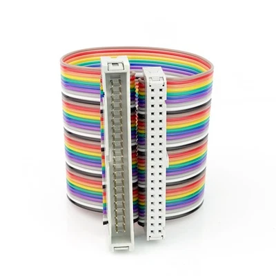 GPIO Extension / Verlängerungskabel, 40 Pin für Raspberry Pi, rainbow 15cm - Bild 1 von 2