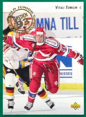 Vitali Tomilin - 1993-94 Upper Deck #278 - World Junior Championship Hockey Card - Image 1 of 3