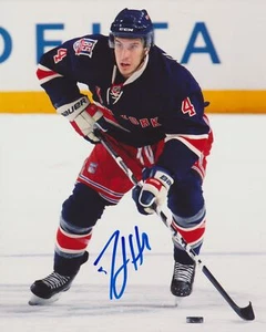 MICHAEL DEL ZOTTO SIGNED NEW YORK RANGERS 8X10 PHOTO 3 - Picture 1 of 1
