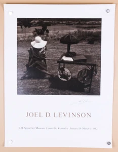 SIGNED Joel Levinson Exhibition Art Poster Print, J B Speed Museum, KY, 1982 - Picture 1 of 4