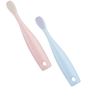 2 Pezzi Spazzolino da Denti per Neonati Bambino Neonato Adorabile Spazzolini da Denti - Foto 1 di 12