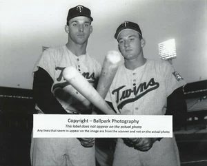 Foto 8x10 Bob Allison & Harmon Killebrew 1965 AL Champion Minnesota Twins - Foto 1 di 1