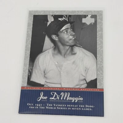 2001 Upper Deck Pinstripe 独家 DiMaggio #JD33 Joe DiMaggio 洋基队(名人堂) — 第 1/2 张图片