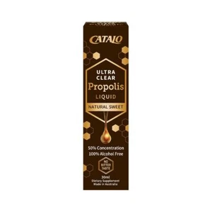 Ultra Clear Propolis Extract (Aqualiquid 50% ) 30ml by CATALO - Picture 1 of 4