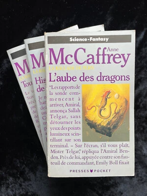 ¤ Lot 3 livres Fantasy - Anne McCAFFREY - LA BALLADE DE PERN - éd Presses Pocket - Photo 1/4