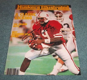 Nebraska Huskers QB Steve Taylor Signed Autographed Photo COA A - Picture 1 of 1