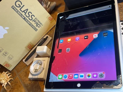 Apple iPad Pro 12.9 1st (128gb) Wi-Fi (A1584) LCD iSSue {iOS14}88% * JAILBREAK - Image 1 of 4