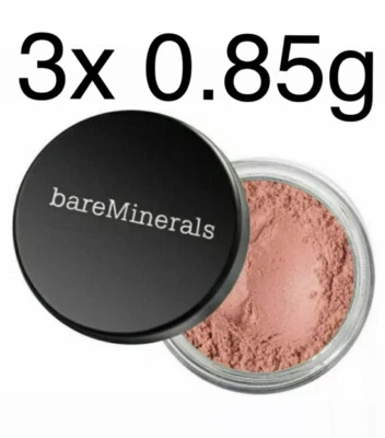 3x Bare Minerals Blush Exuberance 0.85g Brand New Bundle Listing - Image 1 of 4
