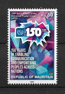 Mauritius 2024 150th Anniversary of the Universal Postal Union (UPU) - Picture 1 of 1