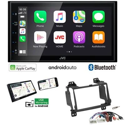 JVC Autoradio Apple CarPlay Android für Hyundai H-1 Cargo und Travel Rubbertouch - Bild 1 von 4