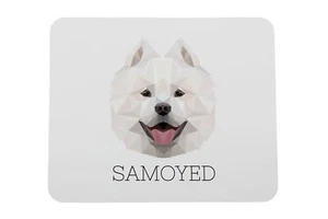 Samojeed geometrische onderlegger Art-Dog - Afbeelding 1 van 4