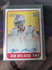 2021 Onyx Vintage College Autographs Blue #CAJA Jaxon Smith-Njigba /400