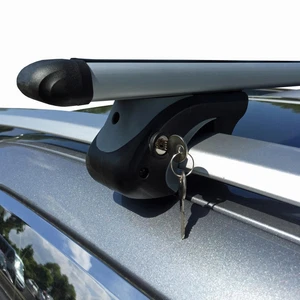 Alu Relingträger VDP L120 für für Dacia Duster 08-13 Schloß - Bild 1 von 9