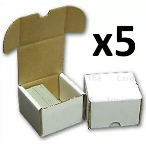 5x Sport Images Card Storage Box Cardboard 200ct Count - Picture 1 of 3