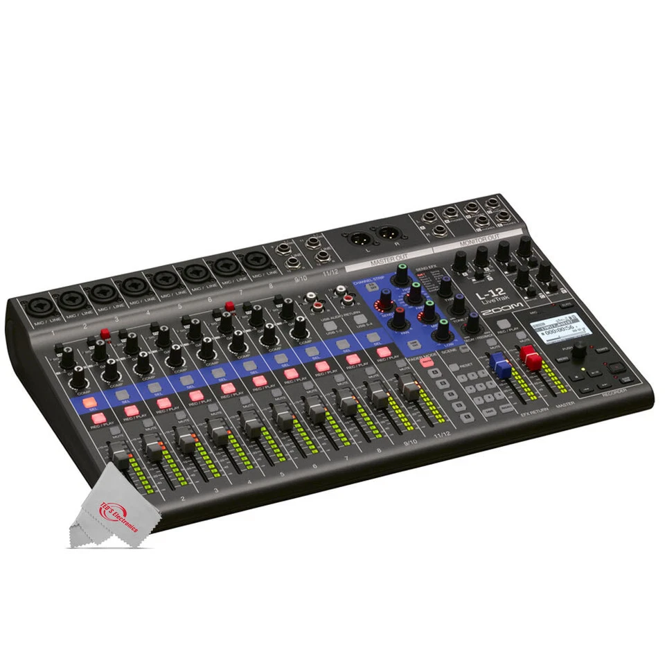Zoom LiveTrak L-12 - 12-Channel Digital Mixer & Multitrack Recorder - Image 1 of 1
