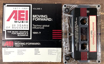 AEI Music Cassette Tape Moving Forward Techno Global 1991 Siouxsie & The Banshee - Image 1 of 4