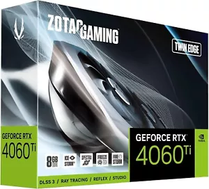 ZOTAC GAMING GeForce RTX 4060 Ti Twin Edge 8GB GDDR6 Scheda Grafica NUOVA - Foto 1 di 5