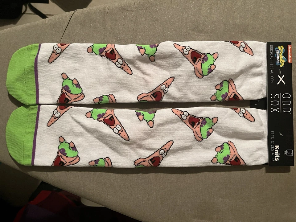 CALCETINES EXTRAÑOS - PANTALONES CUADRADOS BOB ESPONJA - TALLA 6-13 - NUEVOS COMO NUEVOS - ¡ENVÍO GRATUITO! Foto 1 de 2